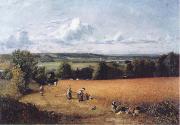 John Constable The wheatfield oil